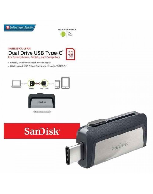 Sandisk 32GB Pendrive with Type C